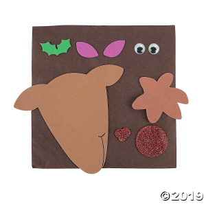 Handprint Reindeer Craft Kit (Makes 12)