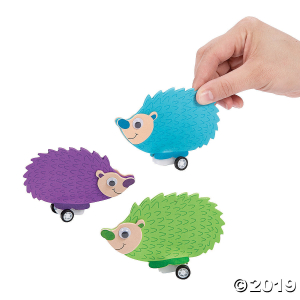 Hedgehog Pullback Racer Craft Kit (Makes 12)