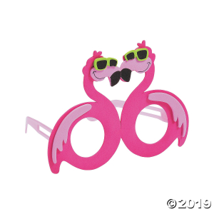 Tropical Flamingo Kids' Glasses Craft Kit (Makes 12)