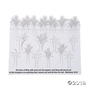 3D Color Your Own Parable of Wheat & Weeds (Per Dozen)