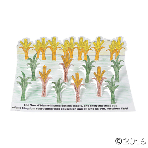 3D Color Your Own Parable of Wheat & Weeds (Per Dozen)