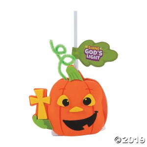 Christian Pumpkin Lollipop Craft Kit (Makes 12)