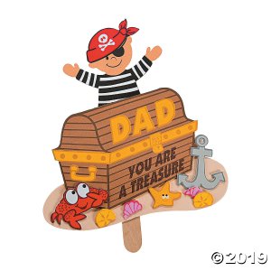 Father's Day Pirate Pop-Up Craft Kit (Makes 12)