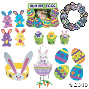 Easter Craft Kit Assortment (Makes 84)