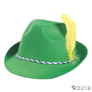 Green Oktoberfest Alpine Hat (1 Piece(s))