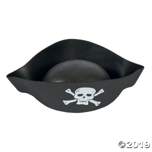 Kids' Molded Pirate Hats (Per Dozen)