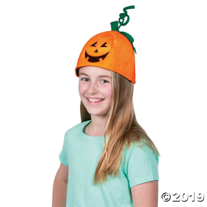 Kid's Jack-O'-Lantern Hat (1 Piece(s))