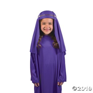 Kid's Purple Nativity Hat (1 Piece(s))