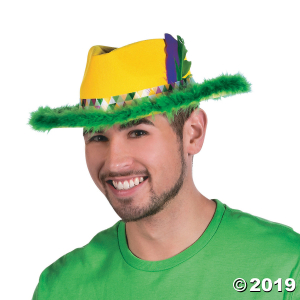 Mardi Gras Fedora (1 Piece(s))