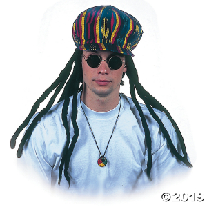 Rasta Applejack Hat with Dreadlocks