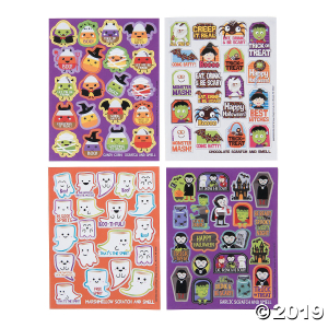 Gibby & Libby Scented Halloween Stickers (24 Sheet(s))