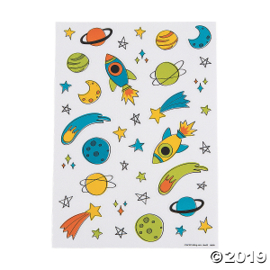 Trendy Space Sticker Sheets (24 Sheet(s))