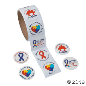 Autism Awareness Sticker Rolls (1 Roll(s))