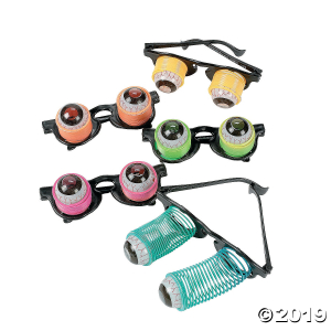 Child's Hanging Rainbow Goo-Goo Eyeglasses (Per Dozen) Child's Hanging Rainbow Goo-Goo Eyeglasses (Per Dozen)
