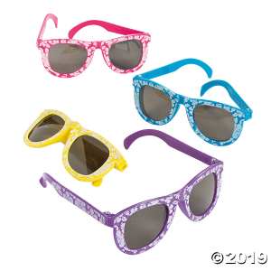 Kids' Hibiscus Sunglasses - 12 Pc. (Per Dozen)