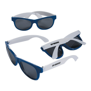 Personalized Blue & White Two-Tone Sunglasses (48 Piece(s))