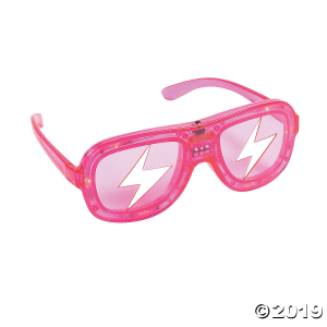 Light-Up LED Lightning Bolt Shading Glasses (1 Piece(s))