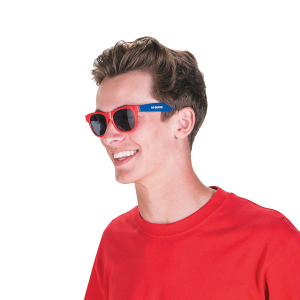 Personalized Red & Blue Two-Tone Sunglasses (48 Piece(s))