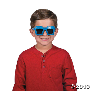Color Brick Party Sunglasses (Per Dozen)