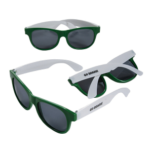 Personalized Green & White Two-Tone Sunglasses (48 Piece(s))