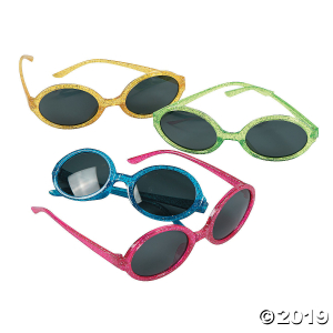 Kids' Glitter Sunglasses Assortment (Per Dozen)