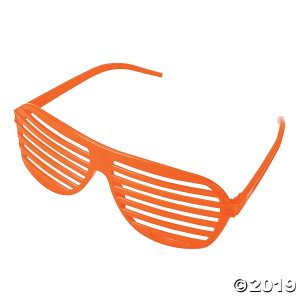 Orange Shutter Glasses - 12 Pc. (Per Dozen)