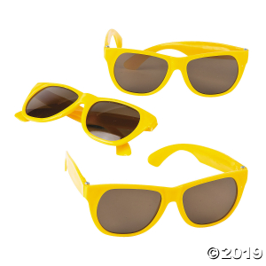 Yellow Nomad Sunglasses - 12 Pc. (Per Dozen)