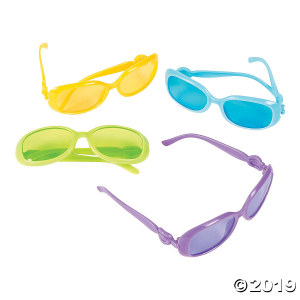 Kids' Fashion Color Tinted Sunglasses (Per Dozen)