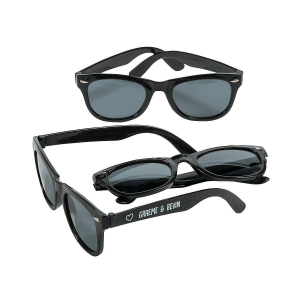 Personalized Black Nomad Sunglasses (48 Piece(s))