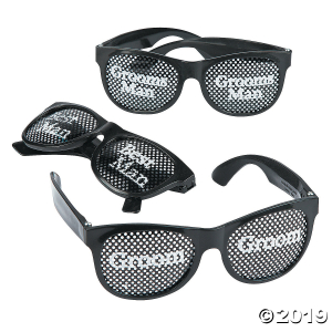 Groom's Party Pinhole Glasses (6 Piece(s))