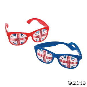 British Party Pinhole Glasses (Per Dozen)
