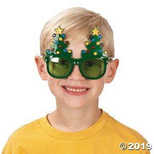 Child's Christmas Tree Sunglasses (Per Dozen)