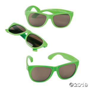 Lime Green Nomad Sunglasses - 12 Pc. (Per Dozen)