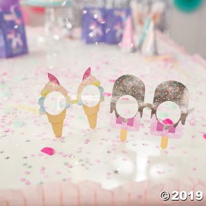 Ice Cream & Ice Pop Paper Glasses (Per Dozen)