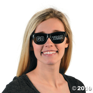 Go Team Black Sunglasses - 12 Pc. (Per Dozen)