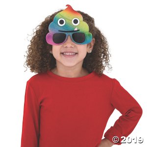 Sun-Staches® Rainbow Poop Emoji Sunglasses (1 Piece(s))