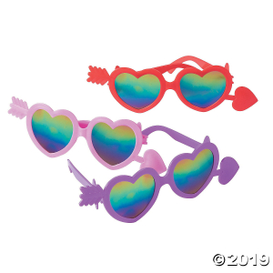 Cupid's Arrow Sunglasses (Per Dozen)