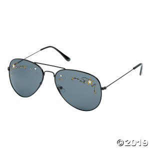 Adult's Premium Movie Night Aviator Sunglasses - 12 Pc. (Per Dozen)