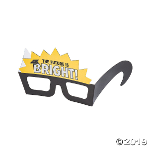 The Future is Bright Graduation Paper Glasses (Per Dozen)
