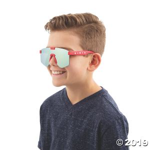Kids' Patriotic Retro Shield Sunglasses (6 Piece(s))