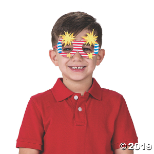Patriotic Foam Glasses - 12 Pc. (Per Dozen)