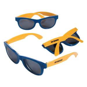 Personalized Blue & Gold Two-Tone Sunglasses (48 Piece(s))