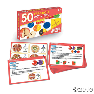 50 Fraction Activities (Activity Cards Set) (1 Piece(s))