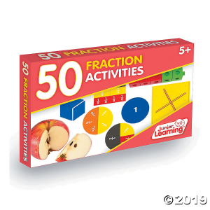 50 Fraction Activities (Activity Cards Set) (1 Piece(s))