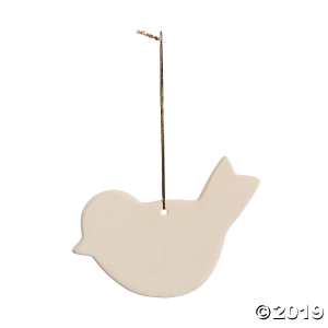 DIY Ceramic Bird Ornaments (Per Dozen)
