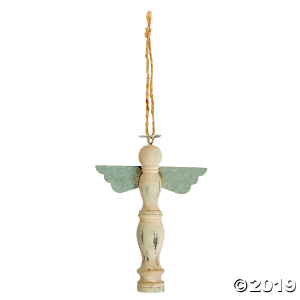 Holiday Handicraft Rustic Angel Ornaments (Per Dozen)