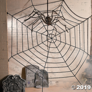 Large Spider Web Halloween Decoration