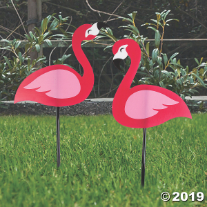 Flamingo Flock Yard Signs Set (10 Piece(s))