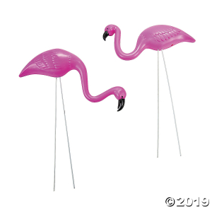 Mini Pink Flamingo Yard Ornaments (1 Set(s))