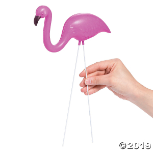 Mini Pink Flamingo Yard Ornaments (1 Set(s))